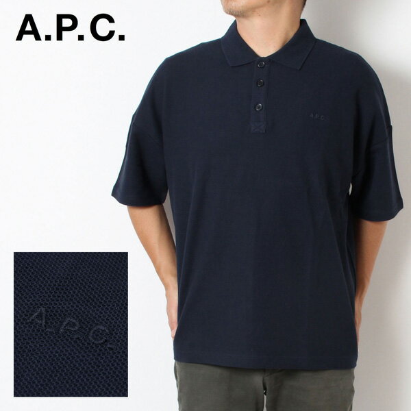 アーペーセー A.P.C. メンズ POLO ANTOINE 鹿の子ポロシャツH26212 COGCI IAJ/m-tops