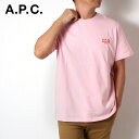 【ボーナスサマーセール開催中】24春夏モデル アーペーセー A.P.C. ユニセックス RAYMOND ロゴ刺しゅう Tシャツ【TFE ROSE】H26840 COEZC TFE ROSE/【2024SS】m-tops