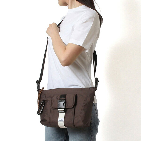 樂天商城 - 26SSモデルアーペーセー A.P.C. レディース TREK ショルダーボディバッグ【CAA MARRON/BROWN】H61734 PAAGS CAA/【2026SS】l-bag
