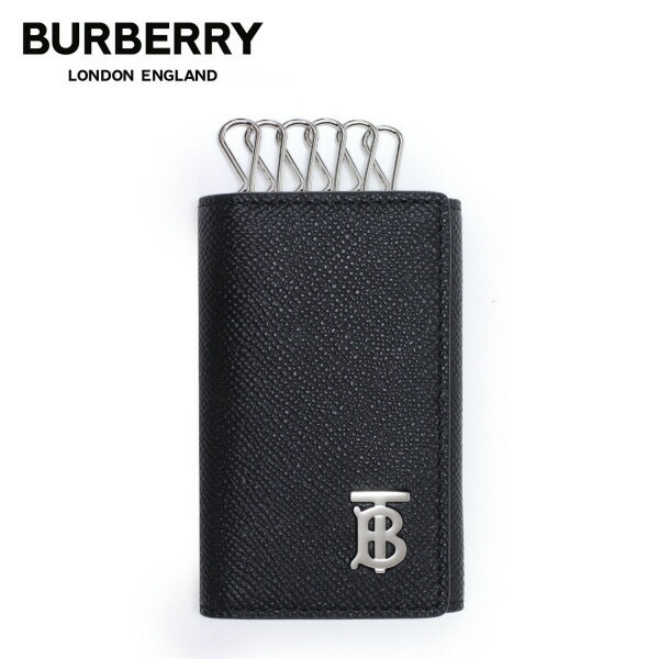 バーバリー キーケース 【訳ありB品】バーバリー BURBERRY EVAN TB 6連キーケース【BLACK】8062815 BLACK/【2023-24AW】goods