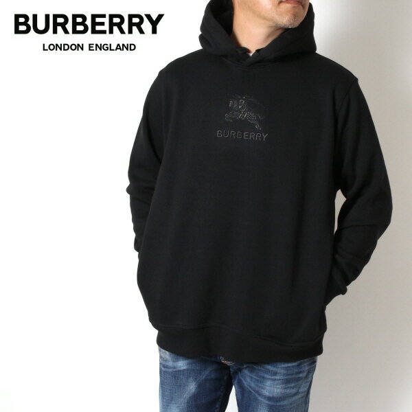 バーバリー BURBERRY TIDAN プルオーバーパーカー【BLACK】8072741 BLACK/【2023-24AW】m-tops