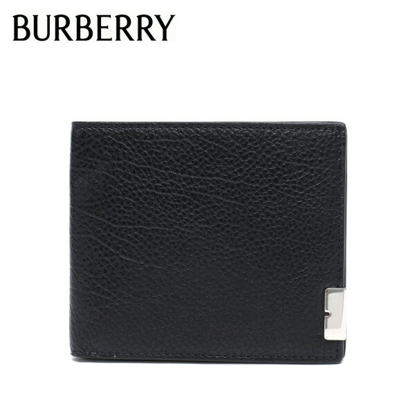 バーバリー 24SS新作バーバリー BURBERRY CC BILL COIN Bカット バイフォールド コインウォレット【BLACK】8083748 BLACK/【2024SS】m-wallet