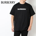 24SSモデルバーバリー BURBERRY HARRISTON ロゴプリント Tシャツ【BLACK】8084233 BLACK/【2024SS】m-tops