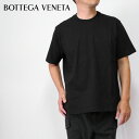 ボッテガ・ヴェネタ BOTTEGA VENETA メンズ 袖ロゴ刺しゅう Tシャツ【ブラック】744965 VF1U0 1000/【2023-24AW】m-tops