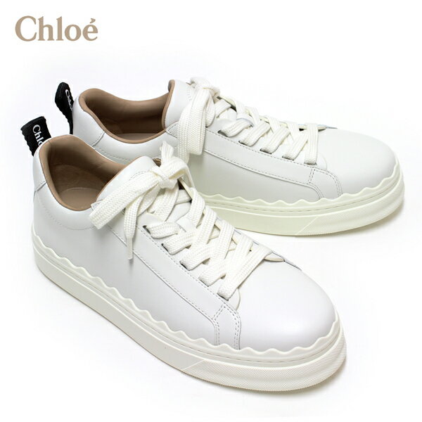 クロエ Chloe LAUREN レディース スニーカー【101 WHITE】CHC19S10842 101/【2023-24AW】l-shoes