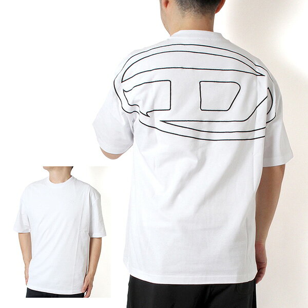 樂天商城 - 【ポイント祭】26SSモデルディーゼル DIESEL Tシャツ T BOGGY MEGOVAL D【ホワイト】A11302 0HGAM 100/【2026SS】m-tops