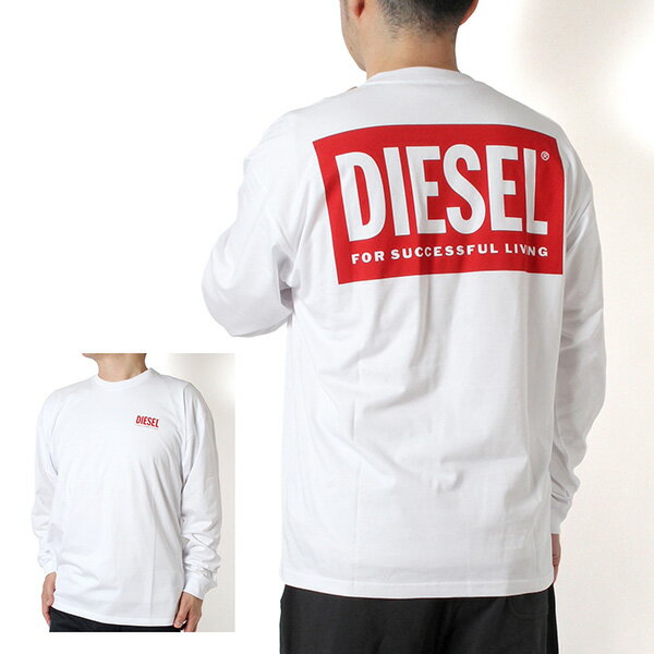 Rakuten - 26SSモデルディーゼル DIESEL 長袖Tシャツ T BOXT LS BISK【ホワイト】A20037 0EPCA 100/【2026SS】m-tops
