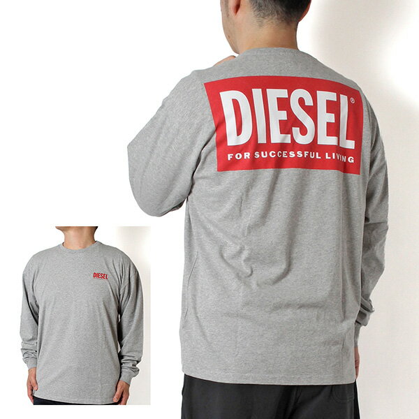樂天商城 - 【ポイント祭】26SSモデルディーゼル DIESEL 長袖Tシャツ T BOXT LS BISK【メランジグレー】A20037 0EPCA 9CB/【2026SS】m-tops