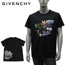 【大特価 スペシャルプライス】ジバンシィ GIVENCHY REGULAR FIT CARプリント Tシャツ【ブラック】BM710X3002 001/【2021SS】m-tops