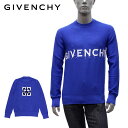 ジバンシィ GIVENCHY GIVENCHY 4G THREAD SWEATER 4Gインターシャ ニット【ロイヤルブルー】BM90JX4YBB 490 BLUE/WHITE/【2022-23AW】m-tops