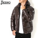 ヘルノ HERNO メンズ GLOSSファブリック ボンバーダウンジャケットPI001079U 12220 8993/m-outer