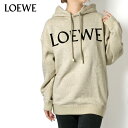 ロエベ LOEWE レディース オーバーサイズ フーディー プルオーバーパーカー【IVORY】S359Y25X17 2110/【2023SS】l-tops