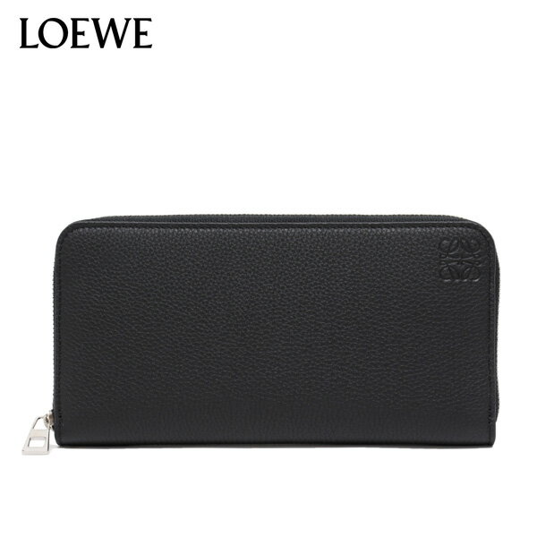 ロエベ LOEWE ZIP AROUND WALLET ジップアラウンド ウォレット 長財布【BLACK】C660T12X01 1100 BLACK/【2024SS】m-wallet