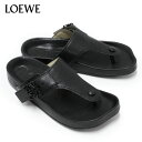 Gx LOEWE fB[X COMFORT EASE SANDAL RtH[g C[Y T_yBLACKzL814465X59 1100 BLACK/y2023SSzl-shoes