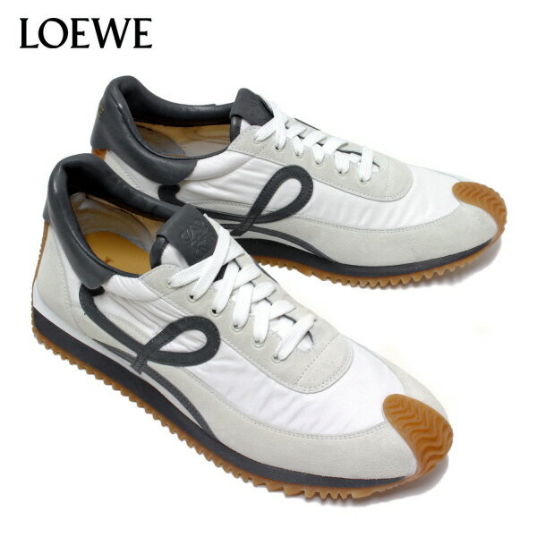 24SSモデルロエベ LOEWE メンズ FLOW RUNNER フローランナースニーカー【3080 BLUE ANTHRACITE/WHITE】M816282X99 3080/【2024SS】m-shoes