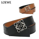 【スプリングセール】25SSモデルロエベ LOEWE REVERSIBLE ANAGRAM BELT 4cm リバーシブル アナグラム ベルト【1555 BLA...