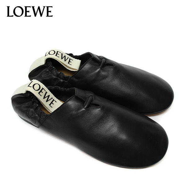 ロエベ LOEWE FLAMENCO BALLERINA フラメンコ バレリーナ シューズ【1100 BLACK】L815466X30 1100 BLACK/【2022-23AW】l-shoes