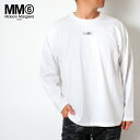 GGVbNX MM6 Maison Margiela Y NUMERICVOl`[ TVc zCg SH0GC0007 S24312 100  2024SS m-tops