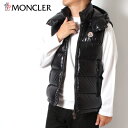 【スプリングセール】24AWモデルモンクレール MONCLER メンズ BORMES ダウンベスト【ブラック】1A00116 68950 999/【2024-2...