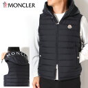 【スプリングセール】25SSモデルモンクレール MONCLER BOURGET フードロゴ ダウンベスト【ネイビー】1A00151 597YW 778/【202...