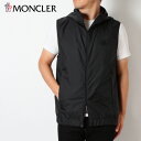【ボーナスサマーセール開催中】24SS新作 モンクレール MONCLER メンズ VALLESE ナイロンベスト【ブラック】1A00150 5968E 999/【2024SS】m-tops