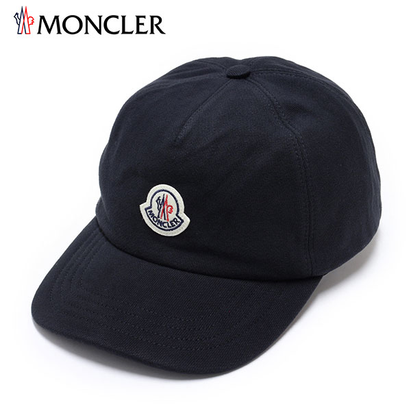 モンクレール MONCLER ユニセックス ワッペン付き ファブリックキャップ【ネイビー】3B00010 80448 778..