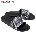 24SSモデルモンクレール MONCLER メンズ BASILE シャワーサンダル4C00030 M4215 999/m-shoes