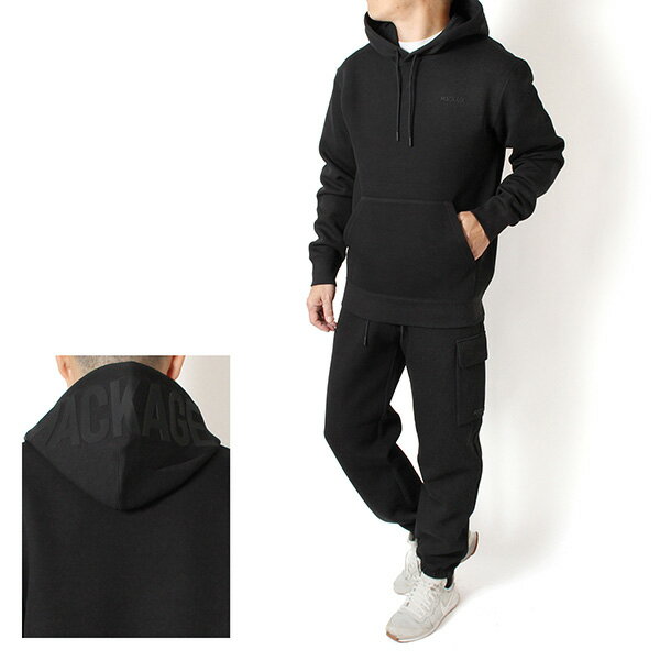 【ブラックフライデーセール】25AWモデルマッカージュ MACKAGE メンズ KOLTON+MARVIN-R パーカーパンツ セットアップ 上下セット【BLA...