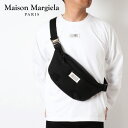 24SSモデルメゾン マルジェラ Maison Margiela メンズ グラムスラム Glam Slam ベルトバッグ【ブラック】SB1WB0007 P1511 T8013/【2024SS】m-bag