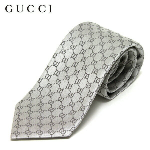 グッチ GUCCI ネクタイ necktie【グレー】456520 4B002 1962/necktie