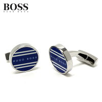 【大特価 スペシャルプライス】ヒューゴ・ボス HUGO BOSS Ned カフス【シルバー×ブ...