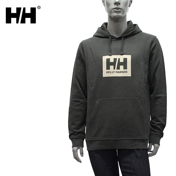 ヘリーハンセン HELLY HANSEN HH BOX HOODIE プルオーバーパーカー HH BOXロゴ53289 482/m-tops