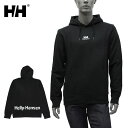 ヘリーハンセン パーカー メンズ ヘリーハンセン HELLY HANSEN YU HOODIE 2.0 プルオーバーパーカー HH 刺繍ロゴ【990 BLACK】53582 990/m-tops