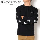 ] Lcl MAISON KITSUNE Y vCY RtH[g OX[u TVcyBLACKzLM00120KJ0118 BLACK/y2023-24AWzm-tops