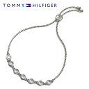 【大特価 スペシャルプライス】トミー・ヒルフィガー TOMMY HILFIGER ブレスレット シルバー クリスタル【シルバー】2780225 /accessory