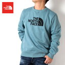 【ボーナスサマーセール開催中】ザノースフェイス THE NORTH FACE メンズ M DREW PEAK CREW ロゴ刺しゅう スウェット トレーナー【ALGAE BLUE】NF0A89EK 1OM/【2024-25AW】m-tops