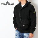 24SSモデルストーンアイランド STONE ISLAND メンズ コンパスパッチ付き ベルトバッグ【V0029 BLACK】90830 V0029/【2024SS】m-bag