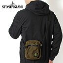【決算売りつくしセール】25SSモデルストーンアイランド STONE ISLAND メンズ COMPASSロゴパッチ ショルダーバッグ【V0098 DARK B...