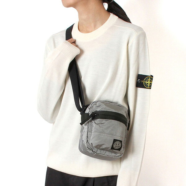 Rakuten - 26SSモデルストーンアイランド STONE ISLAND レディース コンパスパッチ ナイロンショルダーバッグ【V0061 PEARL GREY】L1S159200015 S0251 V0061/【2026SS】l-bag