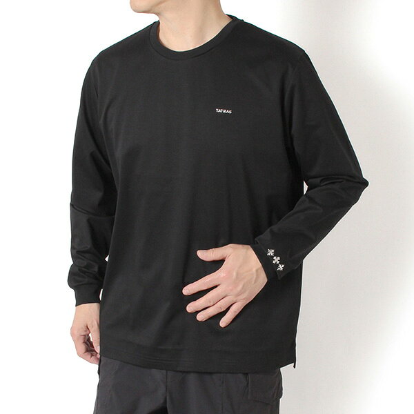 樂天商城 - 【ポイント祭】26SSモデルタトラス TATRAS メンズ SICADO シカード 長袖Tシャツ【BLACK】MCKZ0054083588 BLACK/【2026SS】m-tops