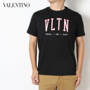 ヴァレンティノ・ガラヴァーニ Valentino Garavani VLTNプリント Tシャツ【ブラック】2V3MG13D96S TTL/【2023SS】m-tops