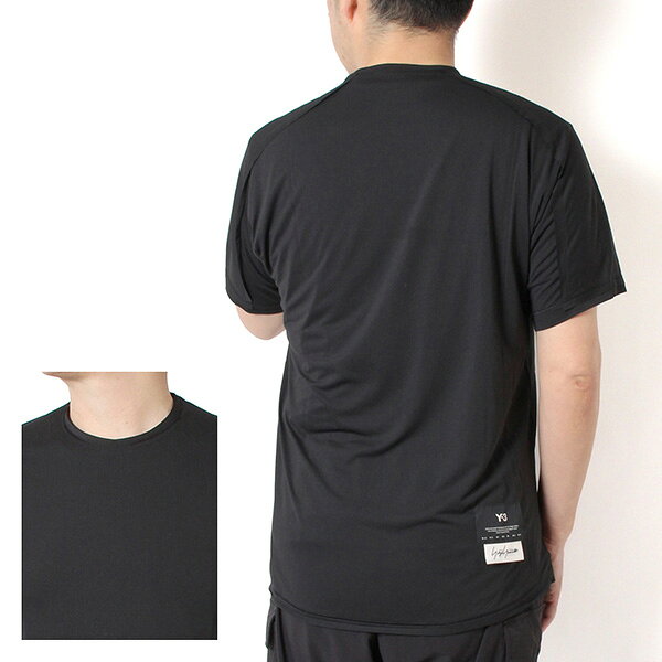 Rakuten - 26SSモデルワイスリー Y-3(adidas×Yohji Yamamoto) 裾ロゴ Tシャツ RUNNING SHORT SLEEVE TEE【BLACK】KF6197 BLACK/【2026SS】m-tops