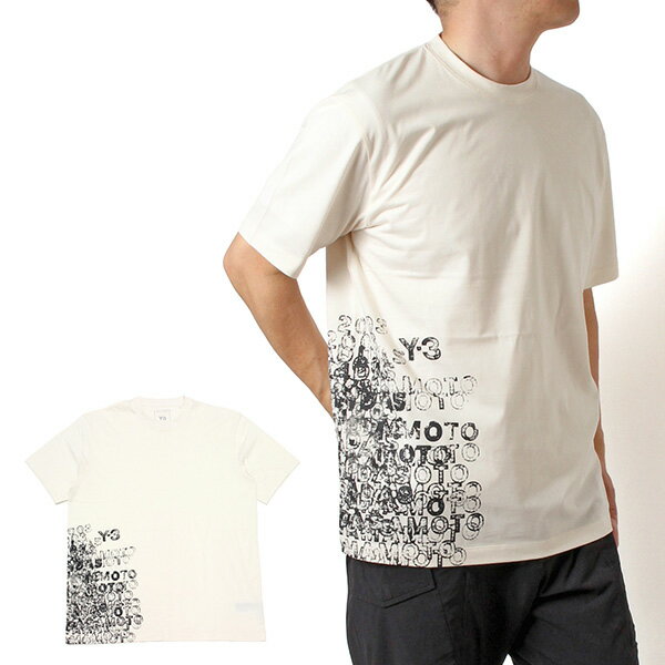 樂天商城 - 【ポイント祭】26SSモデルワイスリー Y-3(adidas×Yohji Yamamoto) グラフィック ショートスリーブ Tシャツ GFX SHORT SLEEVE TEE【CHALK WHITE】KR2224 CHALK WHITE/【2026SS】m-tops