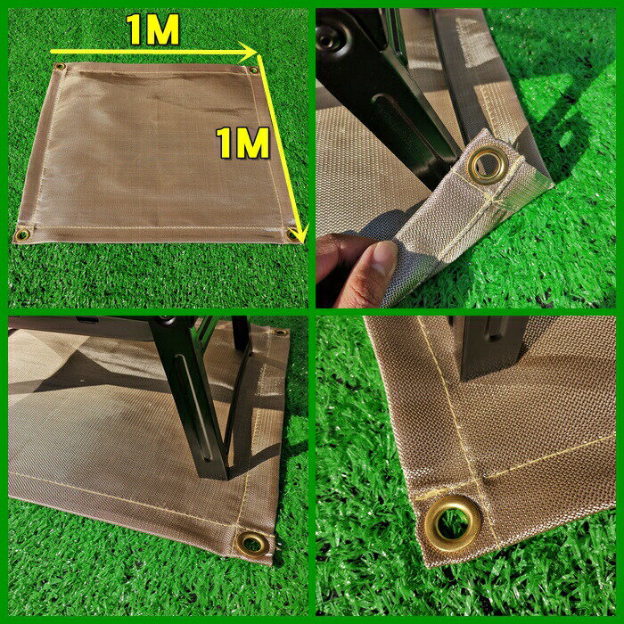 焚き火シート 1m スパッタシート 焚き火台シート 耐火 防火 防炎 防災 ファイバーグラス素材 バーナー作業 溶接作業 耐熱 耐火シート ガラス繊維 難燃性 芝生保護 仏壇 暖炉 グリル バーベキュー用品 薪ストーブ通販格安セール情報 楽天 通販