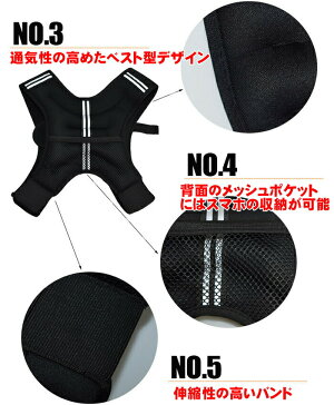 懸垂腕立て筋トレ10KGウエイトベスト