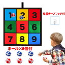 ストラックアウト 的 ゲーム ボール6個 マジックナイン用的 ターゲット 壁掛け 子供 子ども 遊び ゲーム 練習 トレーニング 投球練習 安全 省スペース 的...