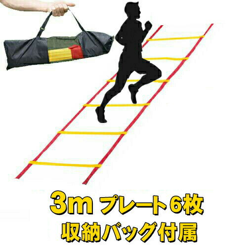 トレーニングラダー 3m トレーニング用品 野球 陸上 ラグビー アジリティー サッカー フットサル 練習器具 部活 陸上 室内 子ども 子供 バスケ