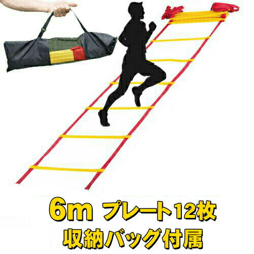 トレーニングラダー 6m トレーニング用品 野球 陸上 ラグビー アジリティー サッカー フットサル 練習器具 部活バーゲン サッカー 用品 セール