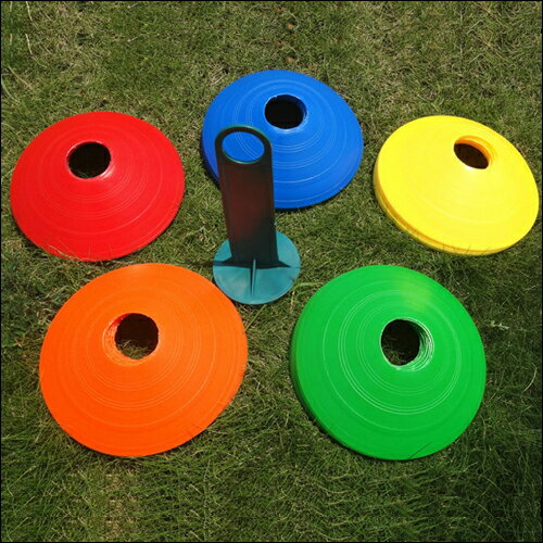 マーカーコーン 30枚セット 5色×各6枚 部活動練習 アジリティ スピード ラダート 卒業 陸上 競技 卒団記念 野球 トーレニングセール サッカー 用品 セール