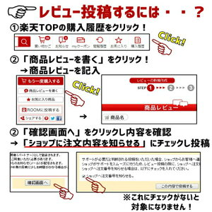 到着後レビューを書いてプレゼント